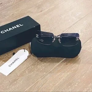 CHANEL | Accessories | Rare Chanel Rimless Sunglasses 47 D  display picture 1